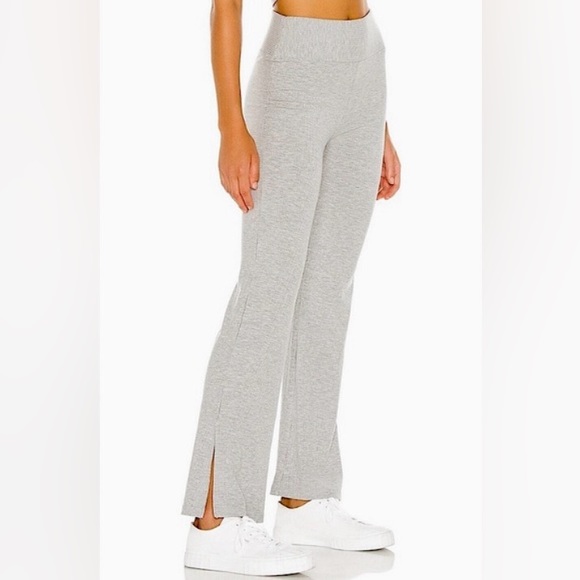 Year Of Ours Heather Grey Ribbed Side-Split “Flight Pants”. Women’s Size Small. - Picture 2 of 8